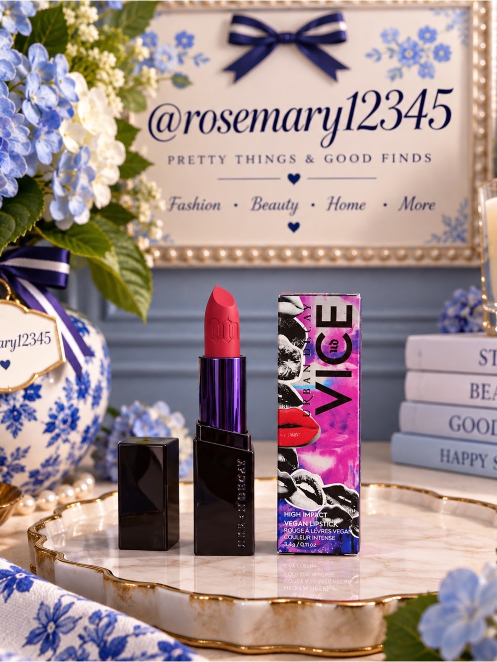 Urban Decay Vice Lipstick Flower District Shine